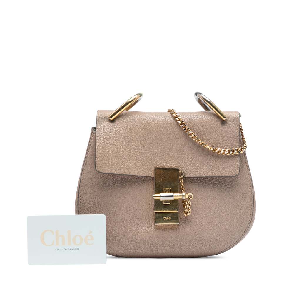 Chloe Drew Crossbody Bag Leather Mini #224869C50B - Picture 8 of 8